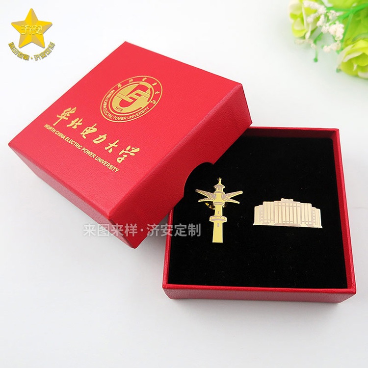 學校建築紀念徽章(zhāng)(zhāng)禮品禮盒